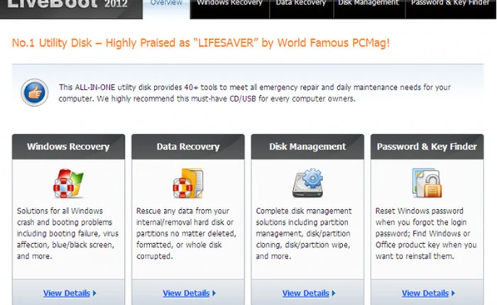 [Tặng Key] Miễn phí bản quyền Wondershare Live Boot 2012