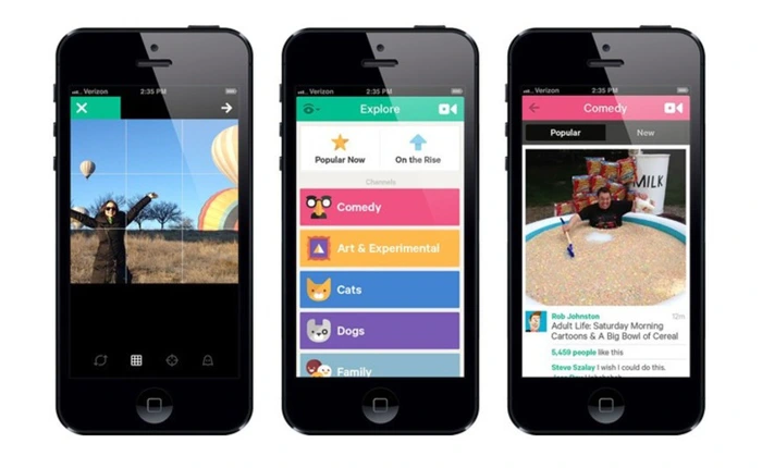 Vine đáp trả Instagram bằng bản cập nhật lớn nhất tới người dùng