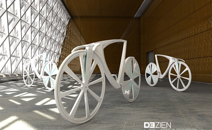 Xe đạp Levitation vừa giúp sạc điện thoại vừa tạo hotspot WiFi