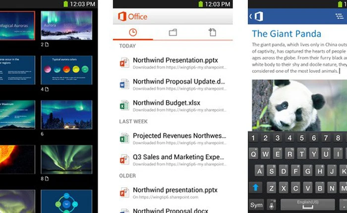 Microsoft phát hành Office cho Android