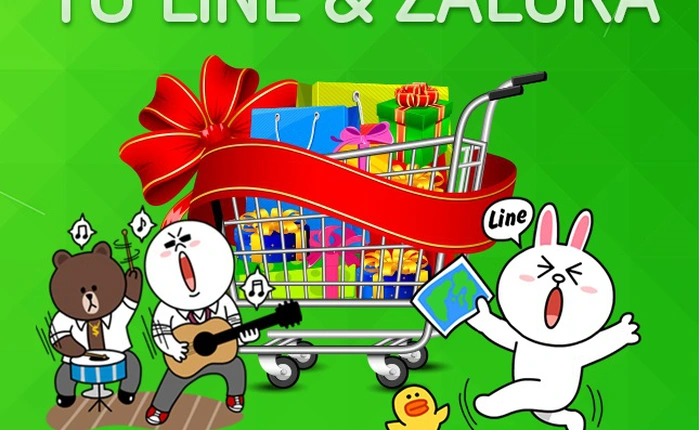 LINE và ZALORA mang tới mưa quà tặng