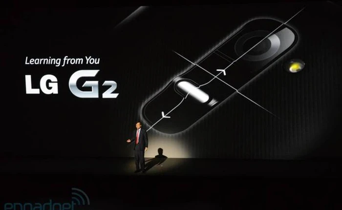 Vì sao điện thoại LG G2 đặt phím cứng ở mặt sau?