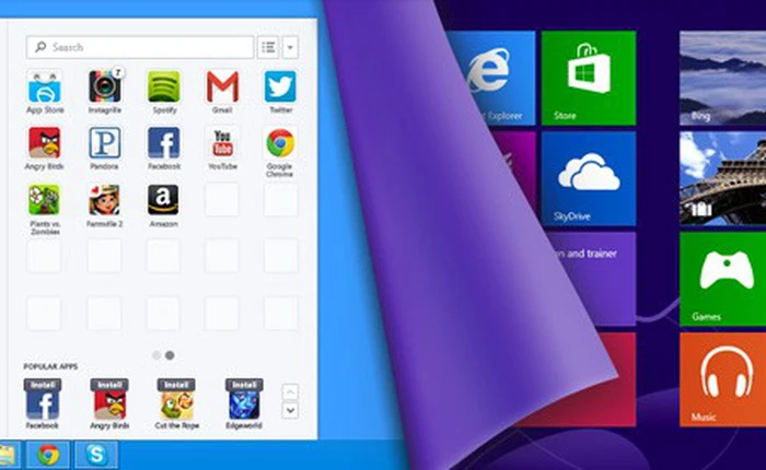 Lenovo mang nút Start ngoài lên máy tính Windows 8 của mình