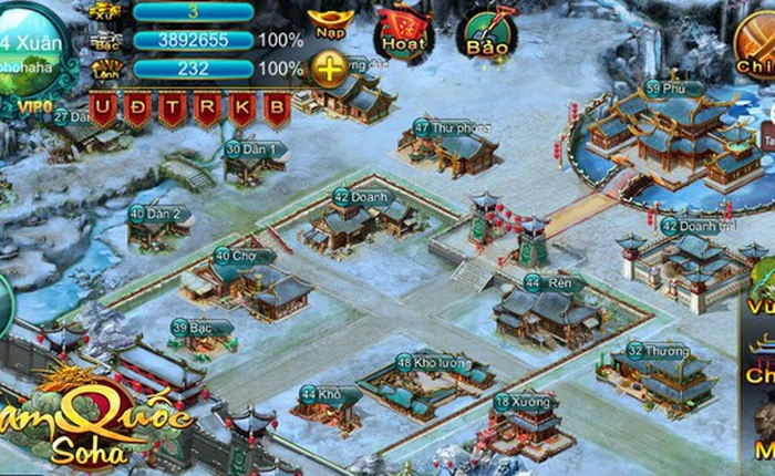 Soi lại đồ họa dòng game Tam Quốc trên mobile