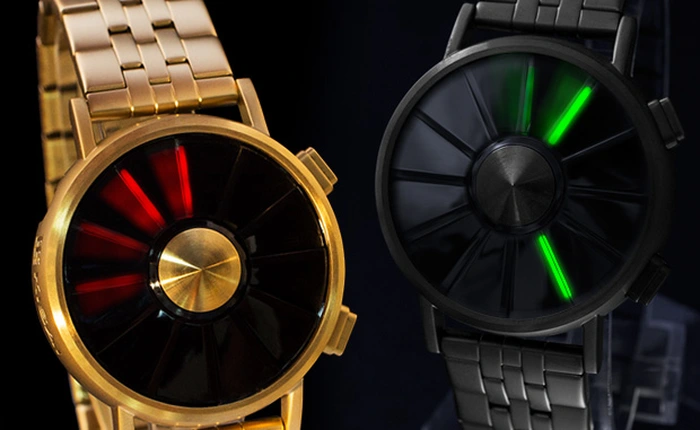 Kisai Blade: Đồng hồ có thiết kế giống cánh quạt tuabin, dùng đèn LED để báo giờ