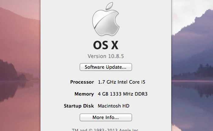 Apple cập nhật OS X lên bản 10.8.5 sửa lỗi WiFi, Mail
