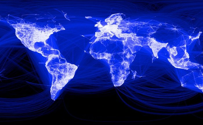 Việt Nam sáng rực trên bản đồ kết nối Facebook toàn thế giới