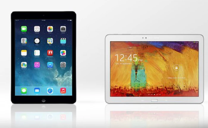Chọn Ipad Air hay Galaxy Note 10.1 (2014)?