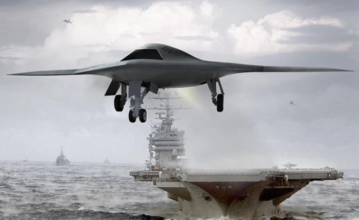 Khám phá “sát thủ” tàng hình không người lái X-47B
