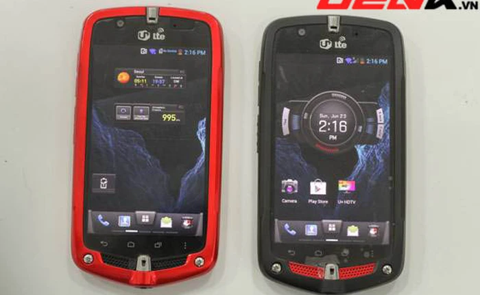 Cận cảnh smartphone Android nồi đồng cối đá Casio G'zOne CA-201L tại Việt Nam