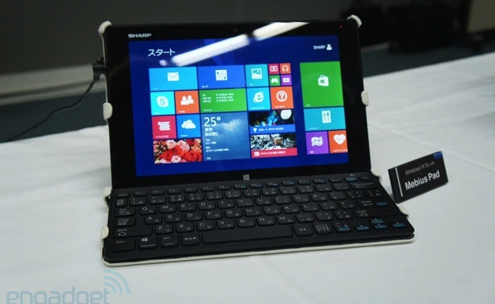 Sharp trình làng siêu tablet chống nước chạy chip Intel Bay Trail