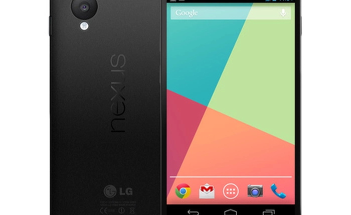 Hình ảnh render của smartphone Nexus 5: Thiết kế đẹp, kích thước nhỏ hơn Nexus 4