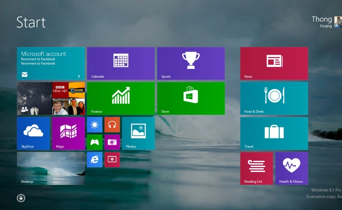Thị phần Windows 8/8.1 tăng trưởng không đáng kể