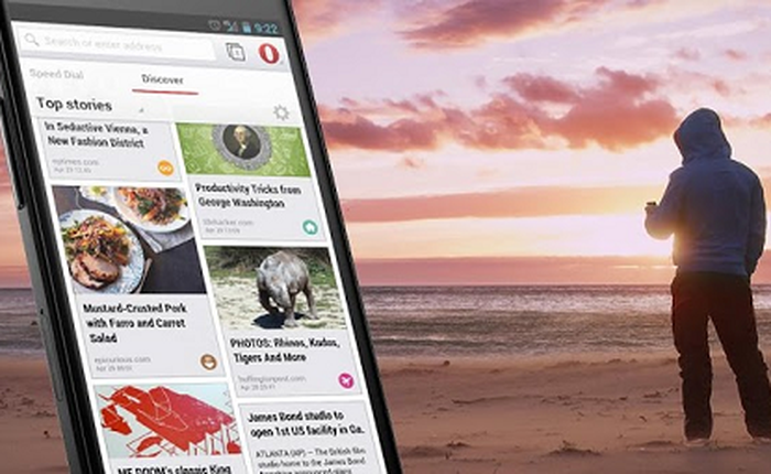 Đã có trình duyệt Opera phiên bản chính thức cho Android