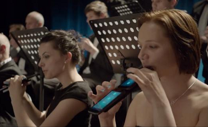 Hòa tấu giao hưởng bằng tablet và smartphone