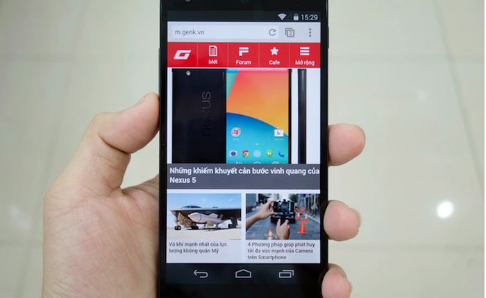 Mở hộp Nexus 5 tại Việt Nam