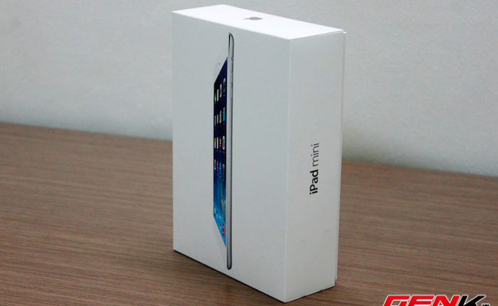 Mở hộp iPad mini 2 tại Việt Nam: Màn hình Retina siêu nét