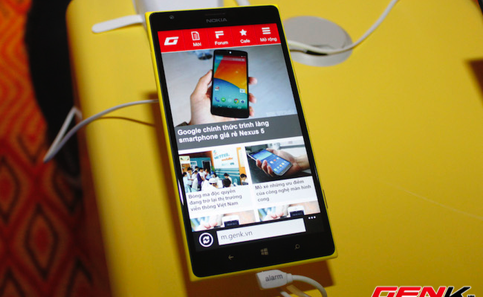 Cận cảnh Nokia Lumia 1520 tại Việt Nam