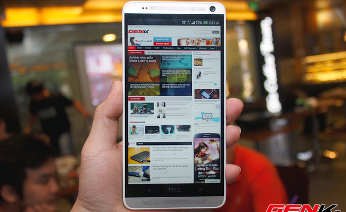 Cận cảnh HTC One Max tại Việt Nam
