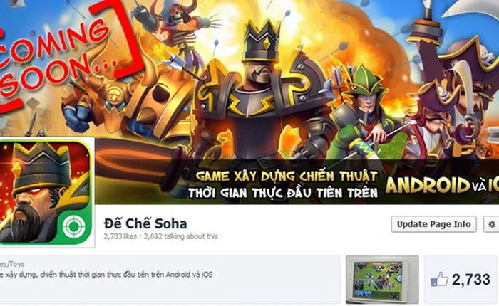 Đế Chế Soha chính thức ra mắt trên iOS và Android
