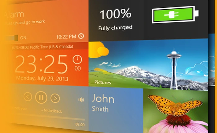 Sidebar theo phong cách Metro cho Windows 7/8