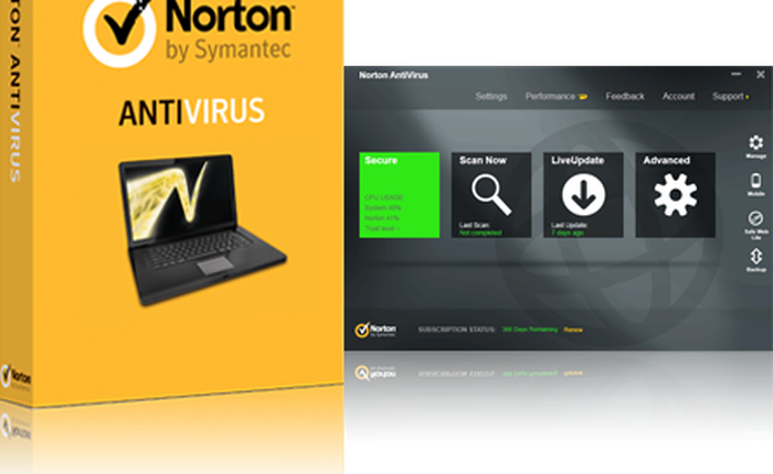 Trải nghiệm Norton AntiVirus 2014