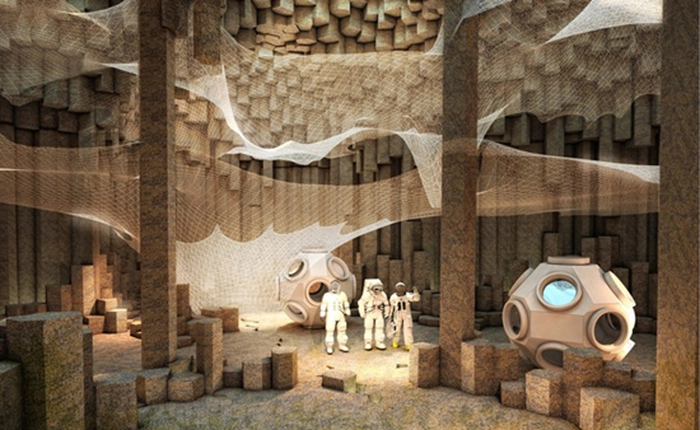 Chưa tìm ra nước con người đã tính xây nhà trên sao hỏa