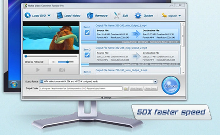 Chuẩn hóa video trên điện thoại Nokia với WonderFox Nokia Video Converter Factory