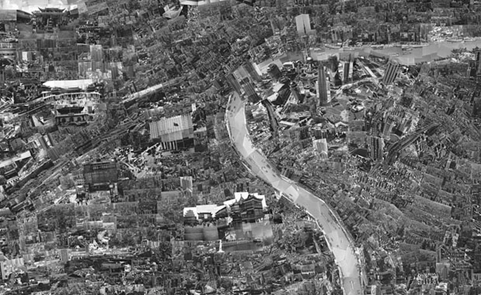 Bản đồ được tạo từ hàng nghìn tấm ảnh chụp