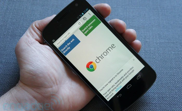 Đã có bản beta Chrome 31 cho Android: Tăng tốc tìm kiếm, đặt shortcut web trên Homescreen