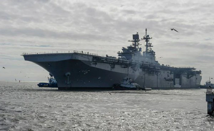 Hải quân Mỹ bí mật thử nghiệm siêu tàu đổ bộ LHA-6