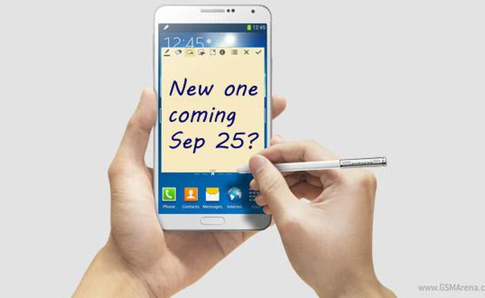 Galaxy Note 4 sẽ lên kệ từ 25/9?