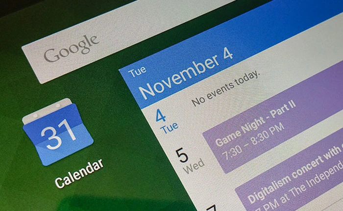 Những điểm mới của Google Calendar phiên bản mới trên Android