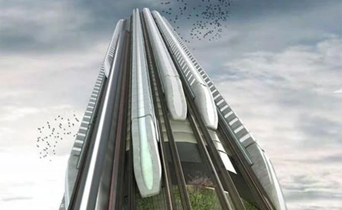 Ý tưởng xây ga tàu thẳng đứng tiết kiệm diện tích