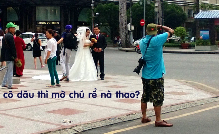 Lấy nét khi chụp hai người trở lên