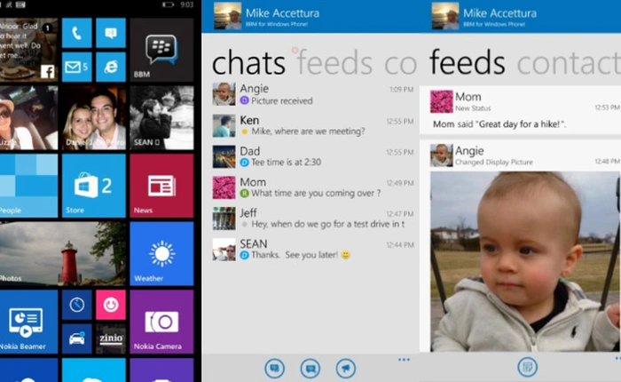 [1/08] BBM chính thức ra mắt trên Windows Phone, Motorola âm thầm phát triển Moto Maxx