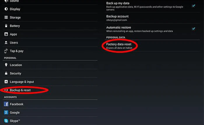 Vẫn có thể lấy lại dữ liệu khi khôi phục cài đặt gốc trên smartphone Android