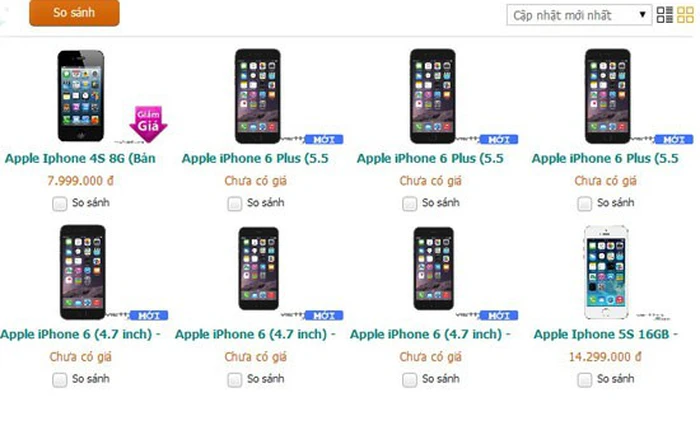 Viettel âm thầm cho đặt mua iPhone 6 với giá từ 16,5 triệu