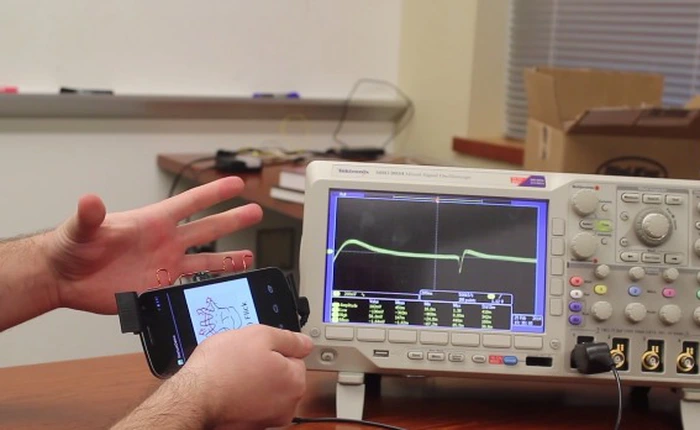 Thiết bị giúp vẫy tay để điều khiển smartphone...đang nằm trong túi quần