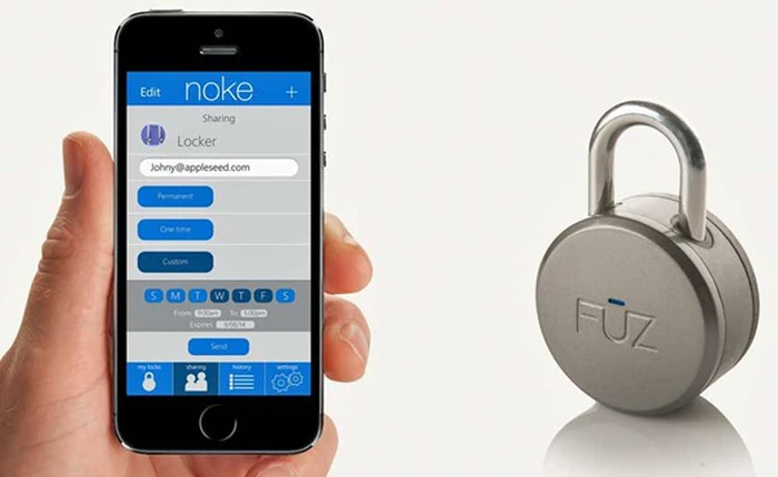 Khóa chống trộm xe đạp bằng smartphone