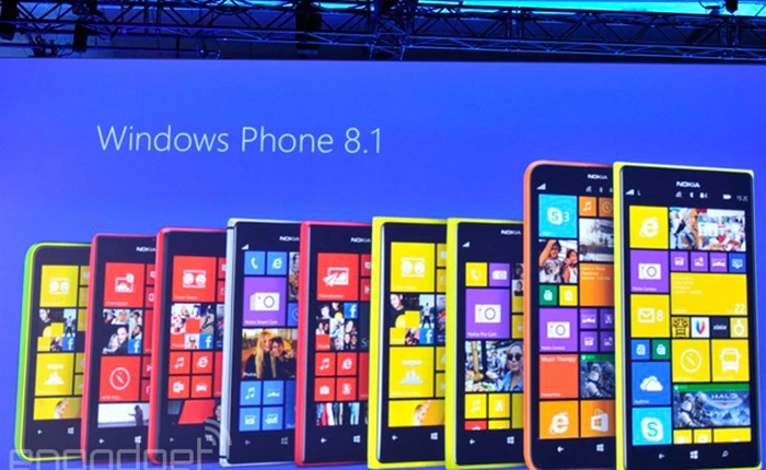 Toàn bộ smartphone Lumia chạy Windows Phone 8 sẽ được cập nhật Windows Phone 8.1