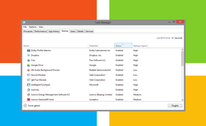 10 Dịch vụ và ứng dụng an toàn nên tắt bỏ khi khởi động Windows