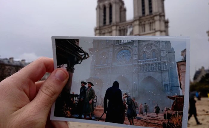 Mãn nhãn với loạt ảnh xưa và nay chụp từ game Assassin’s Creed Unity