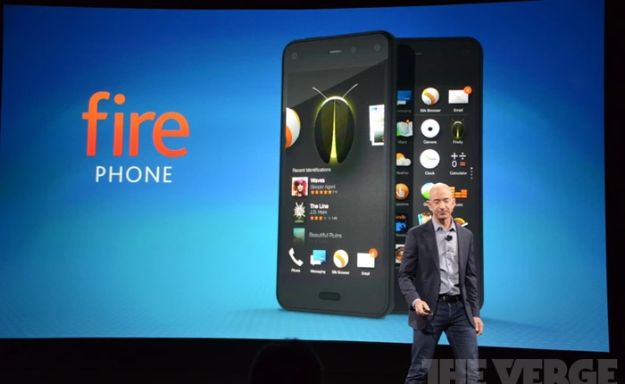 Amazon chính thức ra mắt Fire Phone với giao diện 3D thú vị