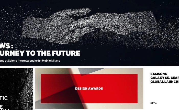 Samsung ra mắt trang web giới thiệu về thiết kế