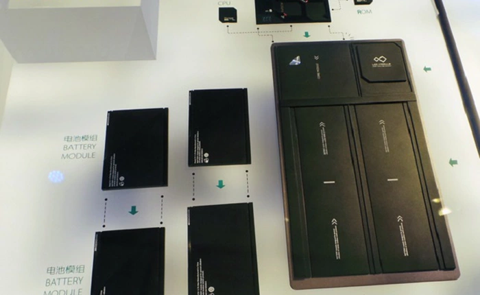 [CES 2014] ZTE trình diễn ý tưởng điện thoại "xếp hình", có thể nâng cấp dễ dàng