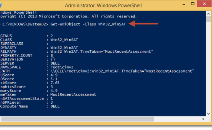 Tìm công cụ benchmark Windows Experience Index ở đâu trên Windows 8/8.1?