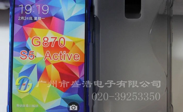 Lộ diện thiết kế Samsung Galaxy S5 Active trước ngày ra mắt