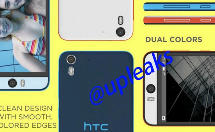 Thêm thông tin về smartphone "tự sướng" của HTC với camera trước 13MP