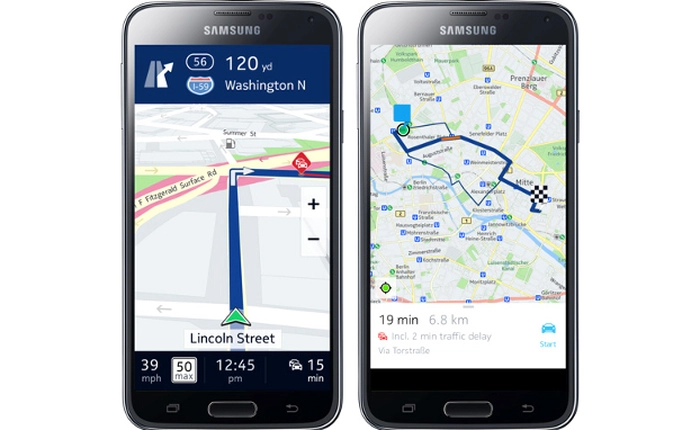 Nokia "lấn sân" sang Android với HERE Maps, bắt đầu cùng Samsung Galaxy